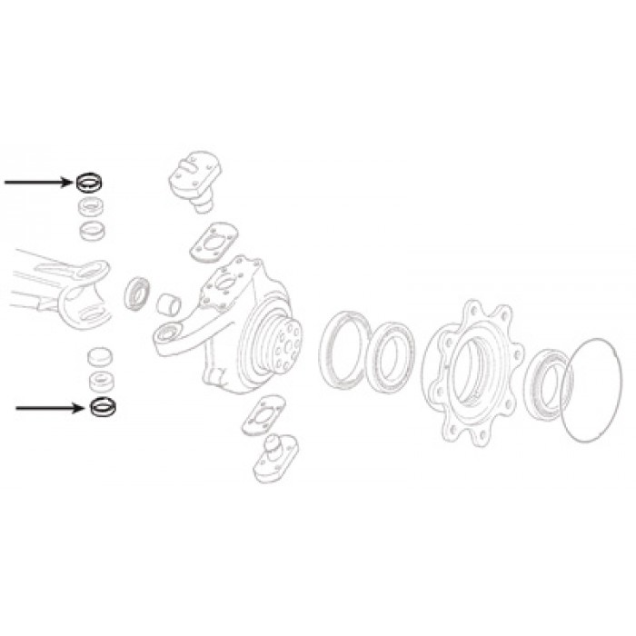 Grease Seal For Pivot Pin K395039 - Image 2